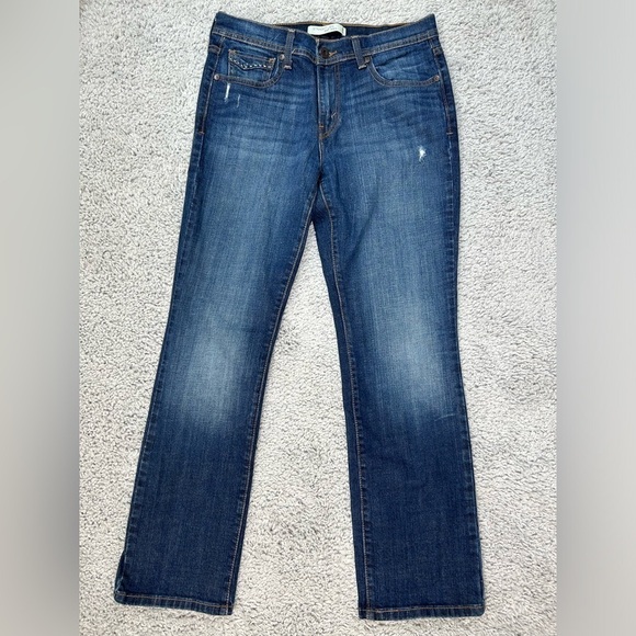 Levi's Jeans Womens 6 Straight Leg 505 Classic Dark Wash Rodeo Western Event - Picture 1 of 5